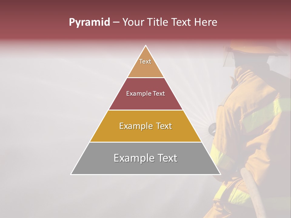 Yellow Background Gear PowerPoint Template