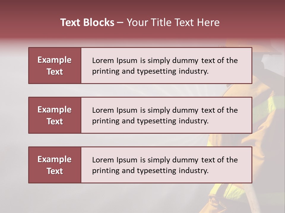 Yellow Background Gear PowerPoint Template