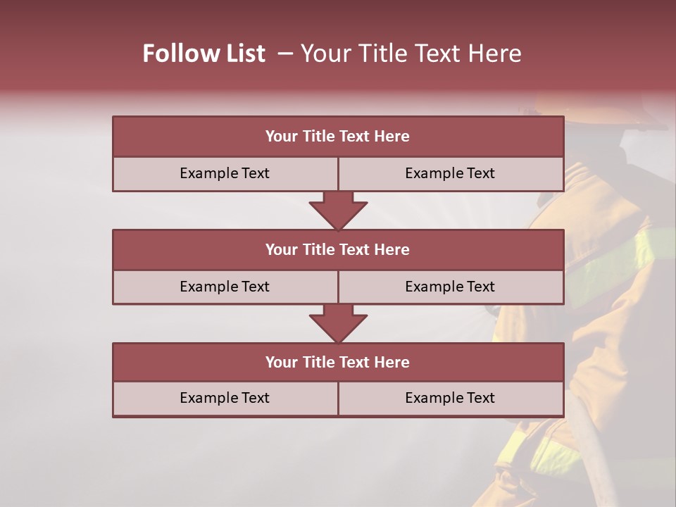 Yellow Background Gear PowerPoint Template