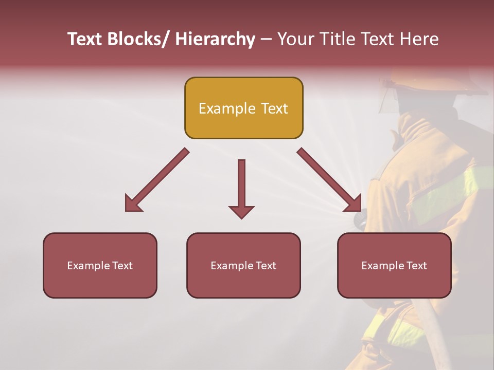 Yellow Background Gear PowerPoint Template