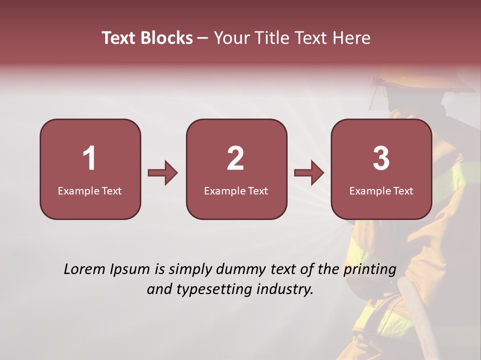 Yellow Background Gear PowerPoint Template