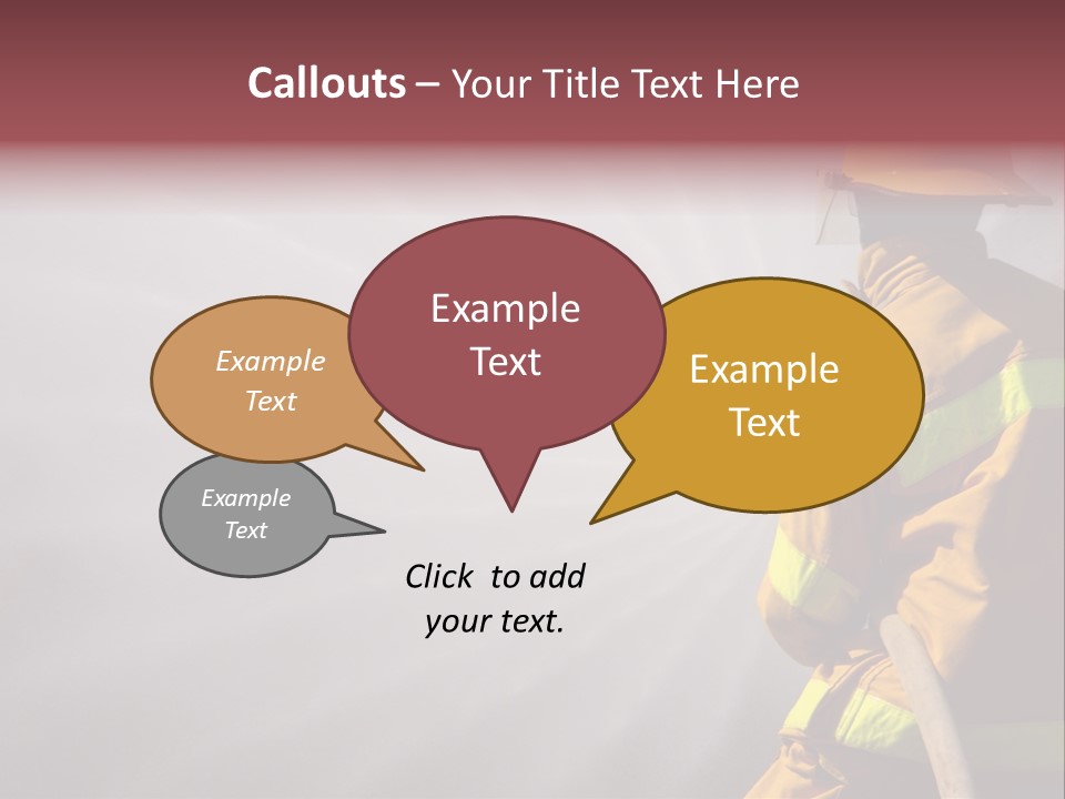 Yellow Background Gear PowerPoint Template