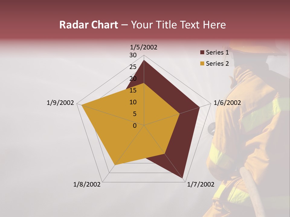 Yellow Background Gear PowerPoint Template