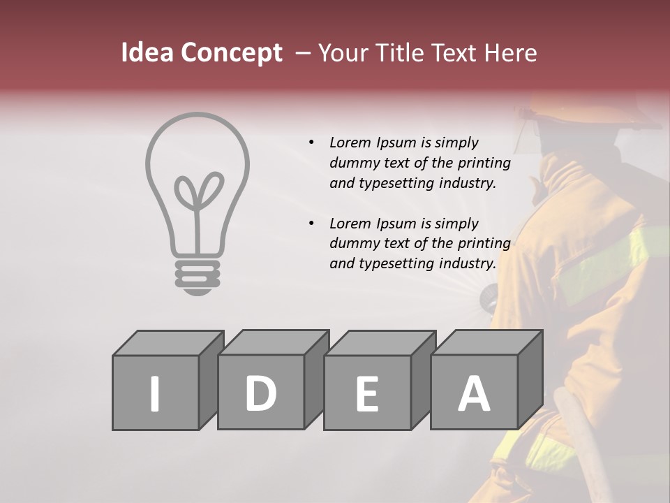 Yellow Background Gear PowerPoint Template