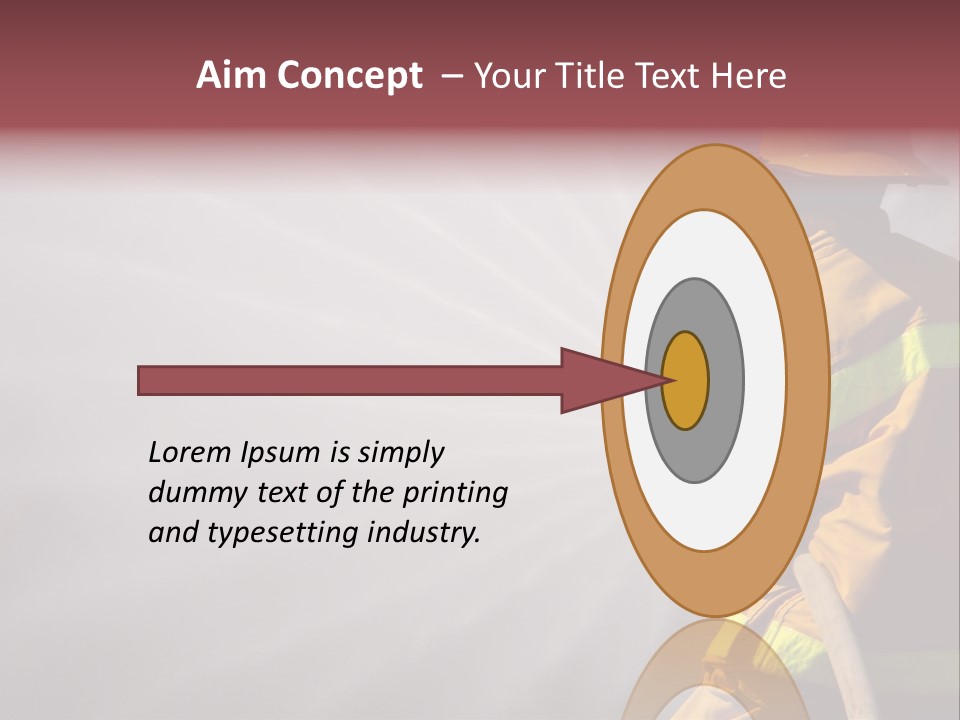 Yellow Background Gear PowerPoint Template