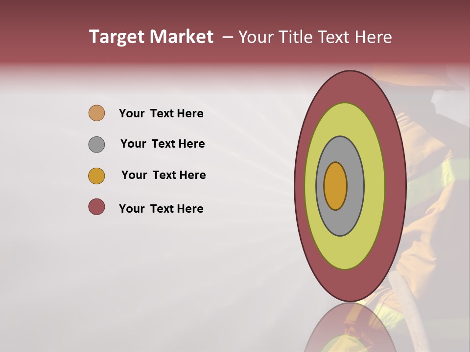 Yellow Background Gear PowerPoint Template