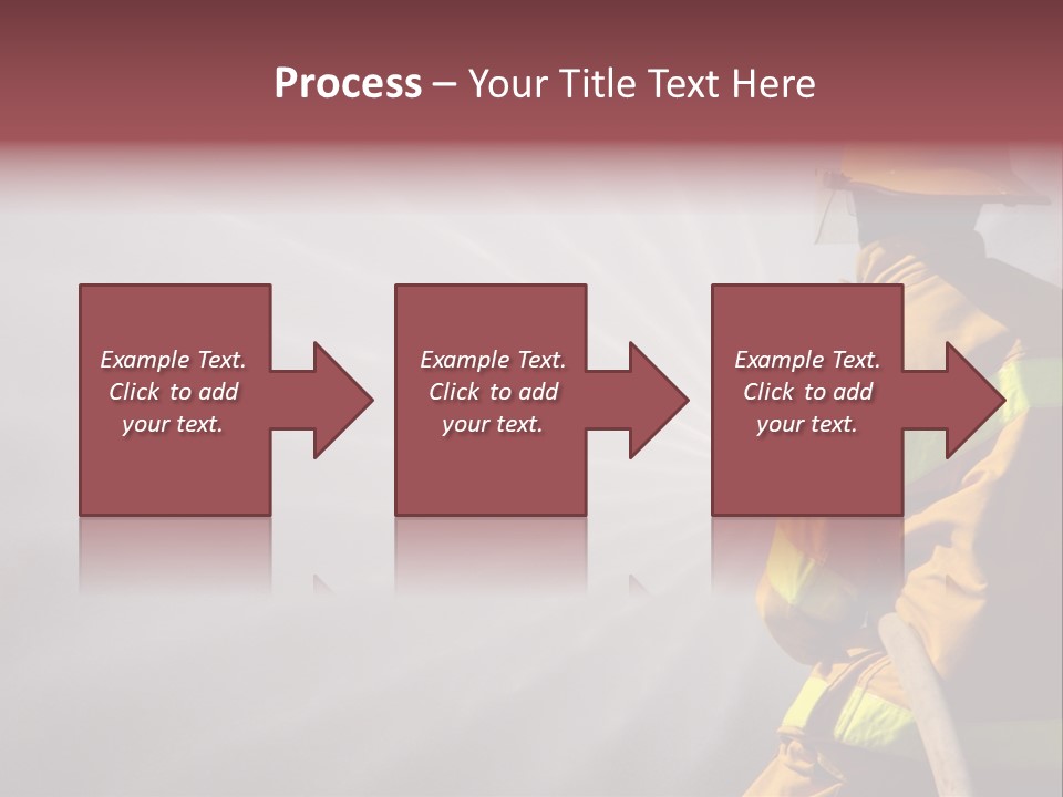 Yellow Background Gear PowerPoint Template
