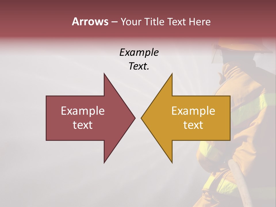 Yellow Background Gear PowerPoint Template