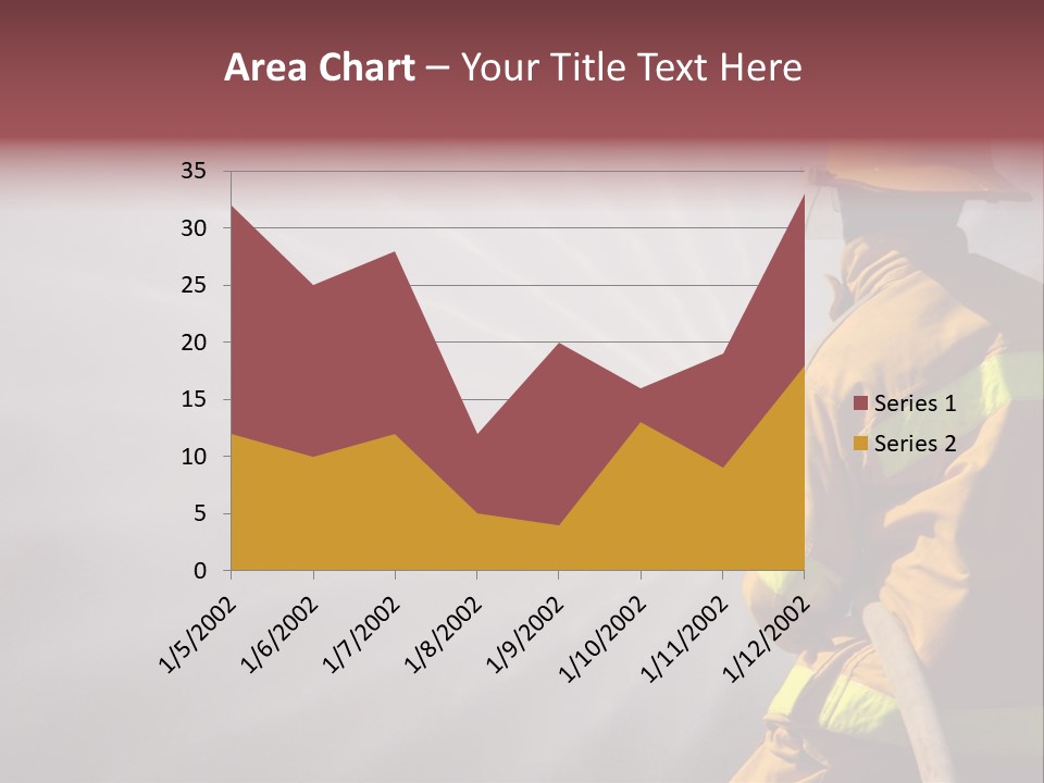 Yellow Background Gear PowerPoint Template