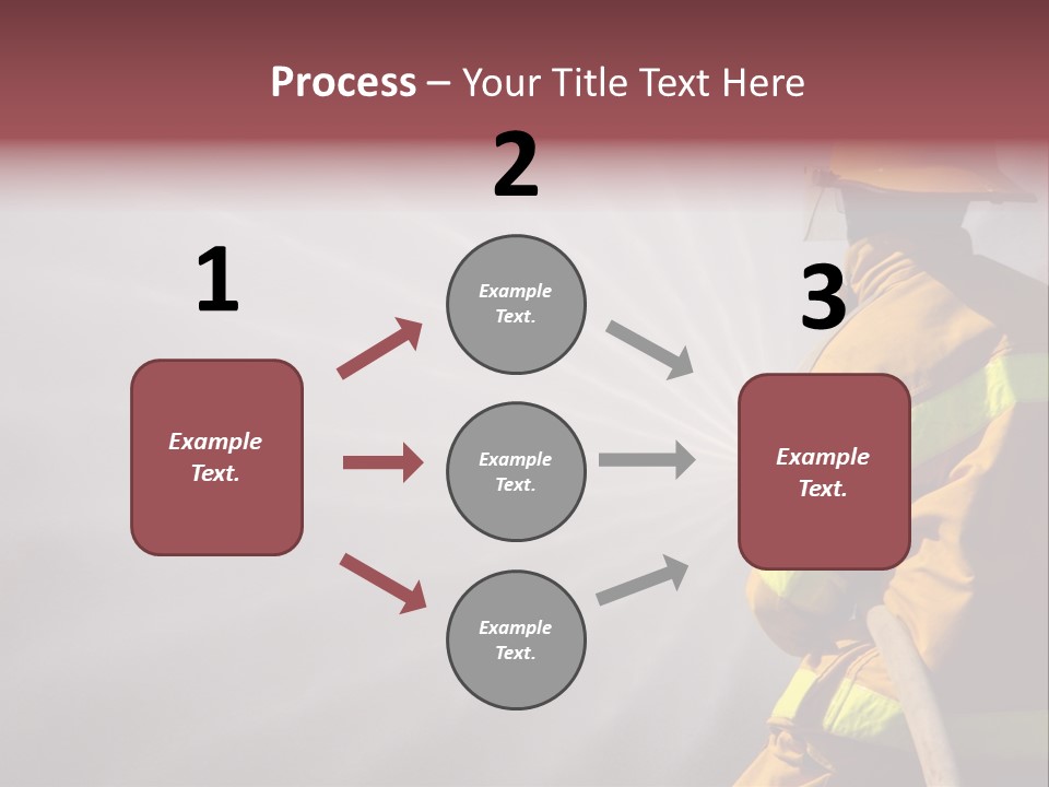 Yellow Background Gear PowerPoint Template