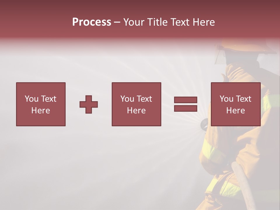 Yellow Background Gear PowerPoint Template