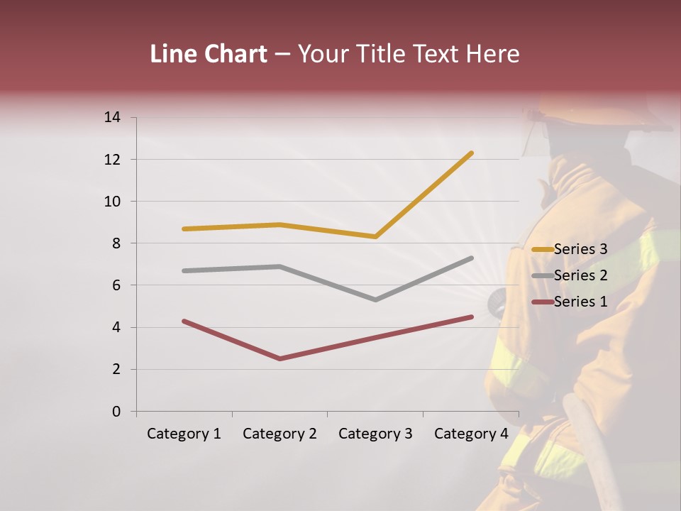 Yellow Background Gear PowerPoint Template