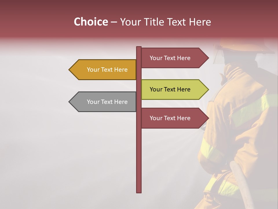 Yellow Background Gear PowerPoint Template
