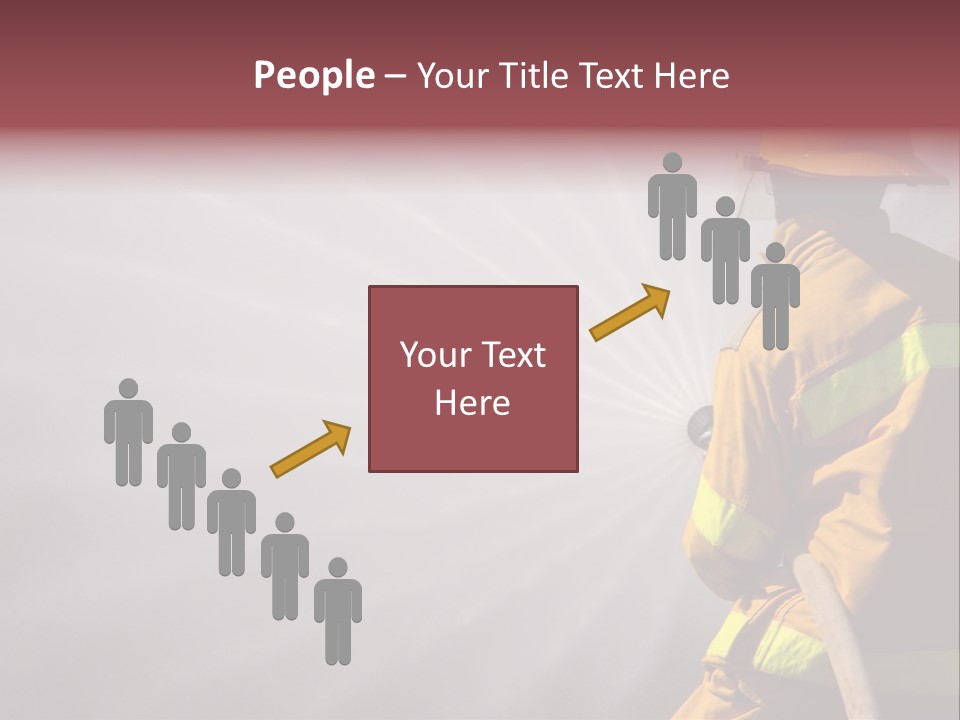 Yellow Background Gear PowerPoint Template