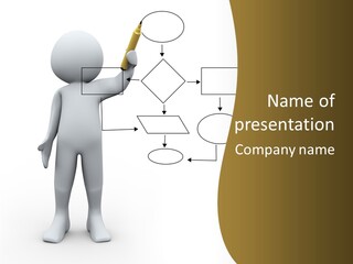 Research Workshop Man PowerPoint Template