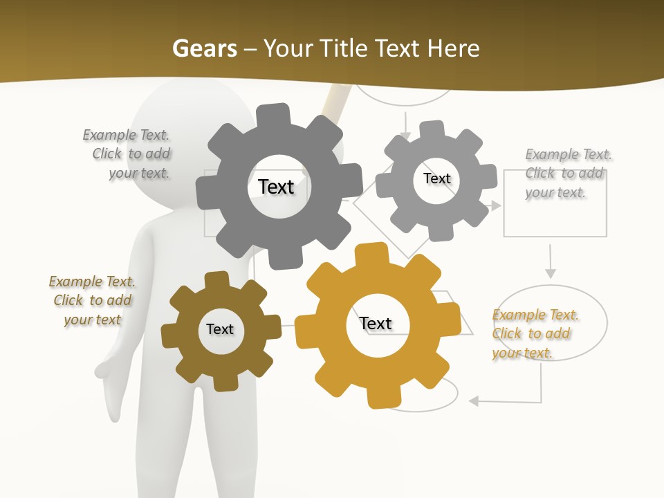 Research Workshop Man PowerPoint Template