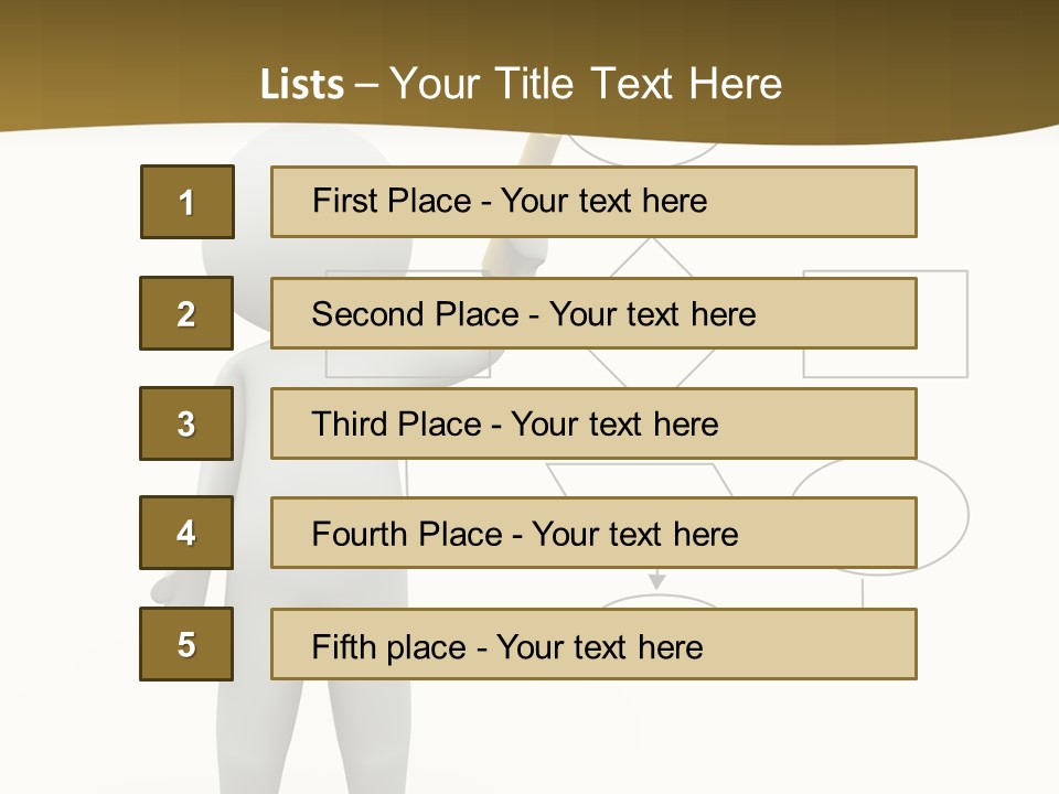 Research Workshop Man PowerPoint Template