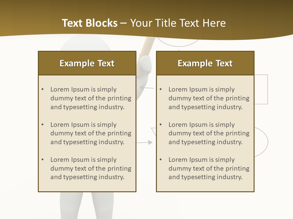 Research Workshop Man PowerPoint Template