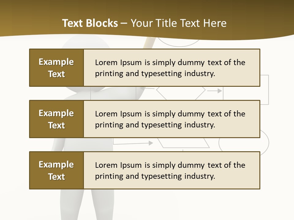 Research Workshop Man PowerPoint Template