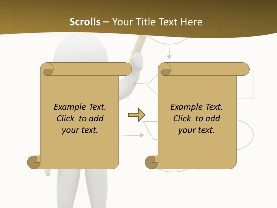 Research Workshop Man PowerPoint Template