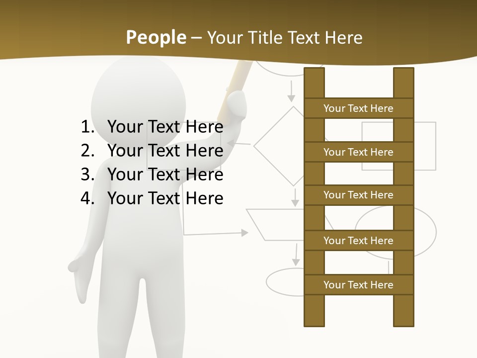 Research Workshop Man PowerPoint Template