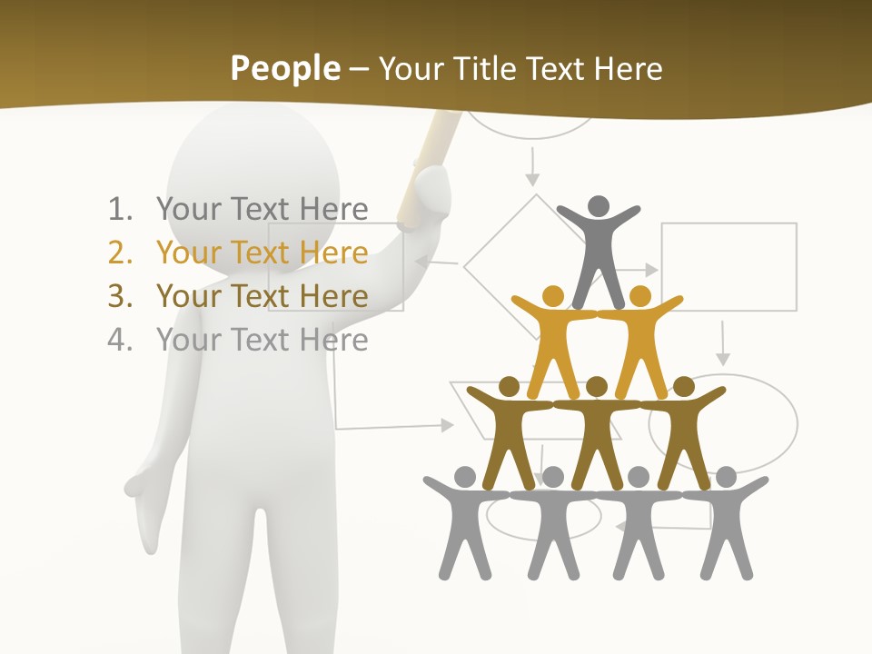 Research Workshop Man PowerPoint Template