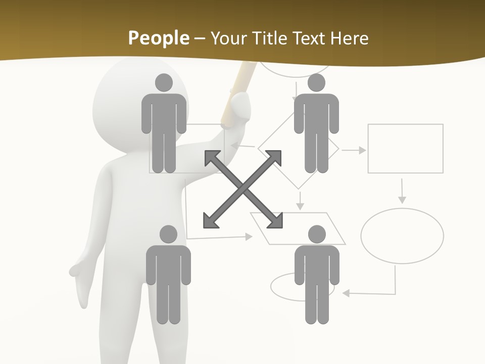 Research Workshop Man PowerPoint Template