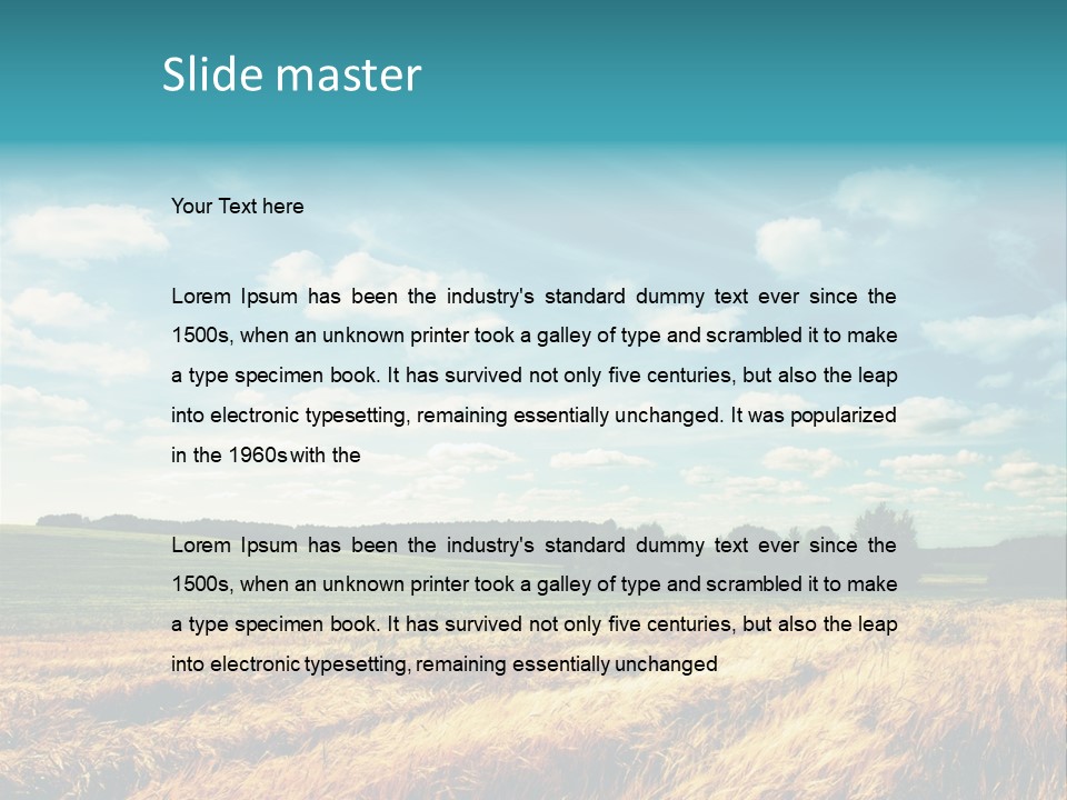 Rural Harvest Organic PowerPoint Template