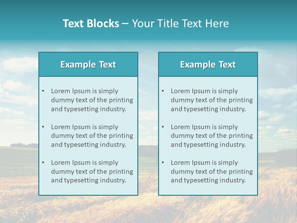 Rural Harvest Organic PowerPoint Template