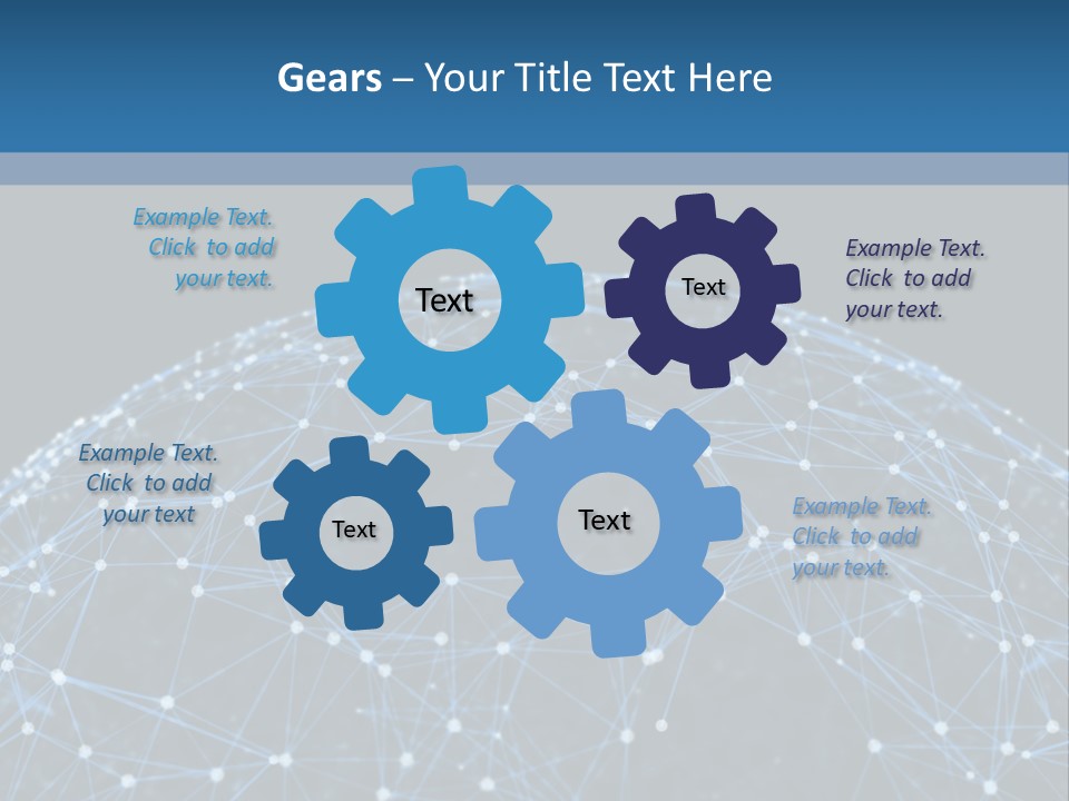 Render Biology Mesh PowerPoint Template