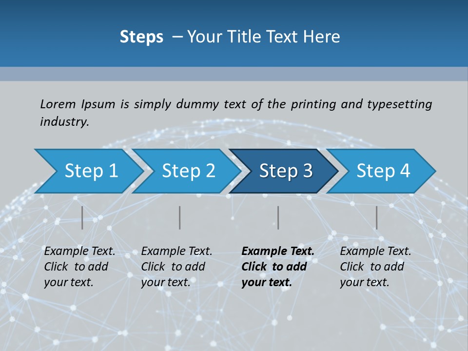 Render Biology Mesh PowerPoint Template