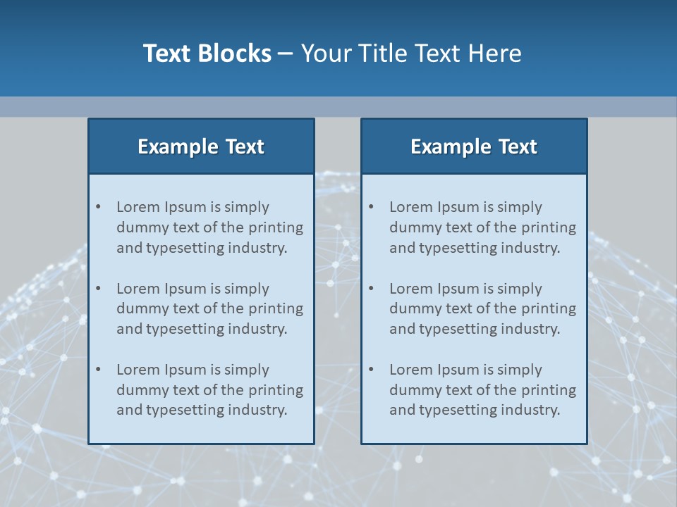 Render Biology Mesh PowerPoint Template