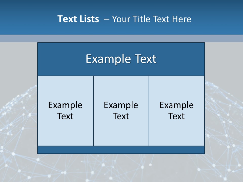 Render Biology Mesh PowerPoint Template