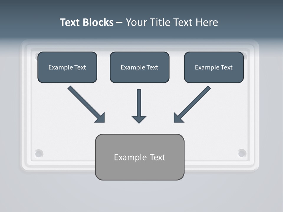 Textured Background Car Plate Isolated PowerPoint Template