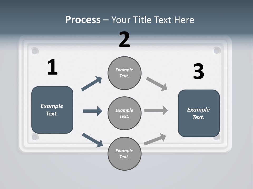 Textured Background Car Plate Isolated PowerPoint Template
