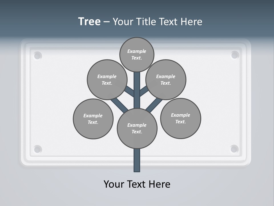 Textured Background Car Plate Isolated PowerPoint Template