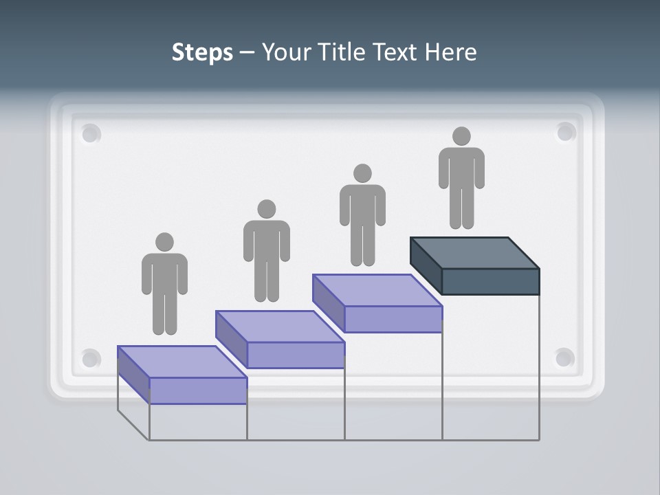 Textured Background Car Plate Isolated PowerPoint Template