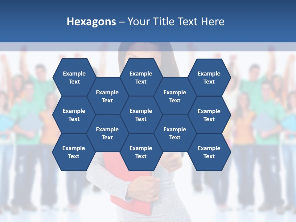 Isolated Success People PowerPoint Template