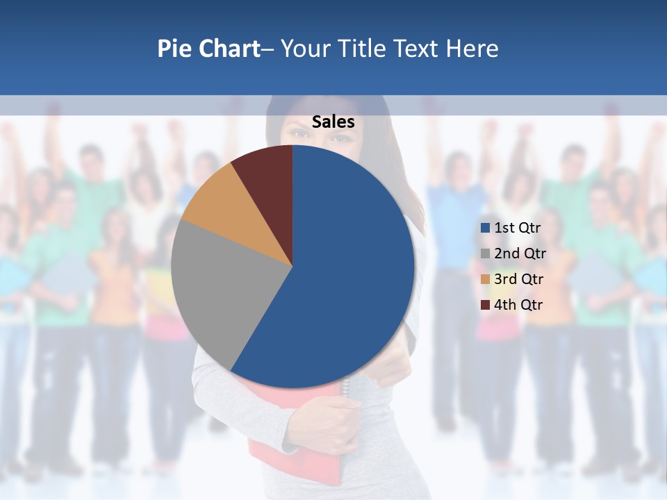 Isolated Success People PowerPoint Template