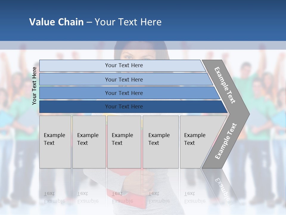 Isolated Success People PowerPoint Template