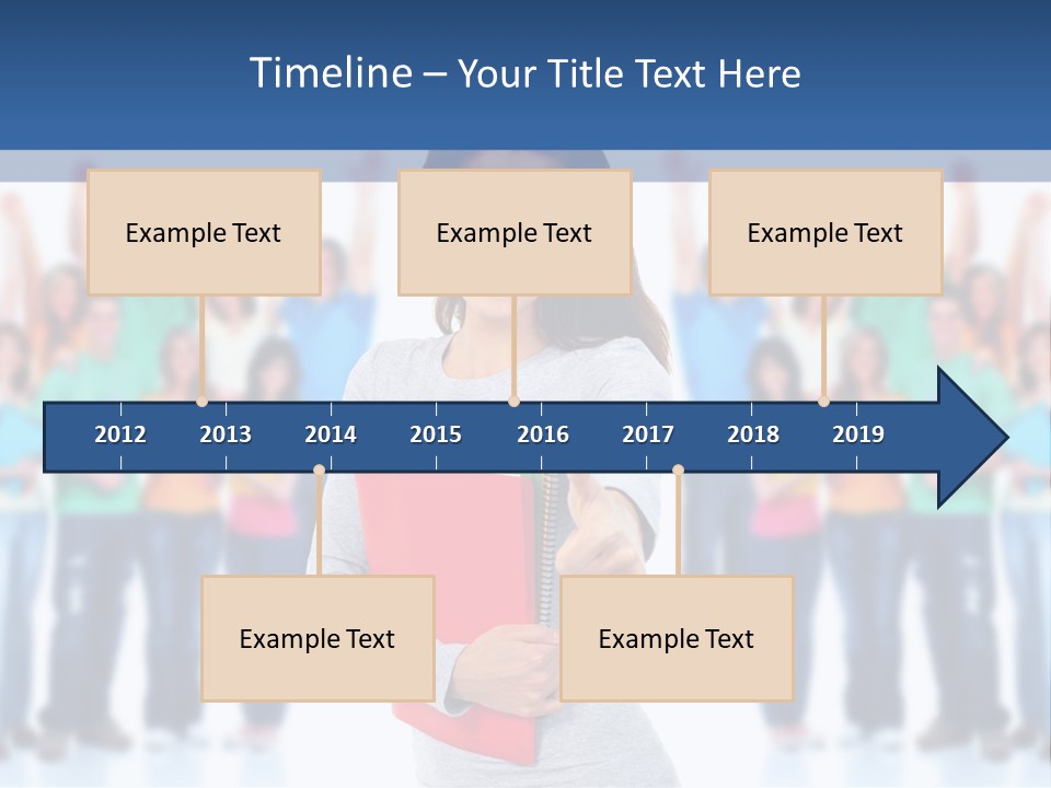 Isolated Success People PowerPoint Template