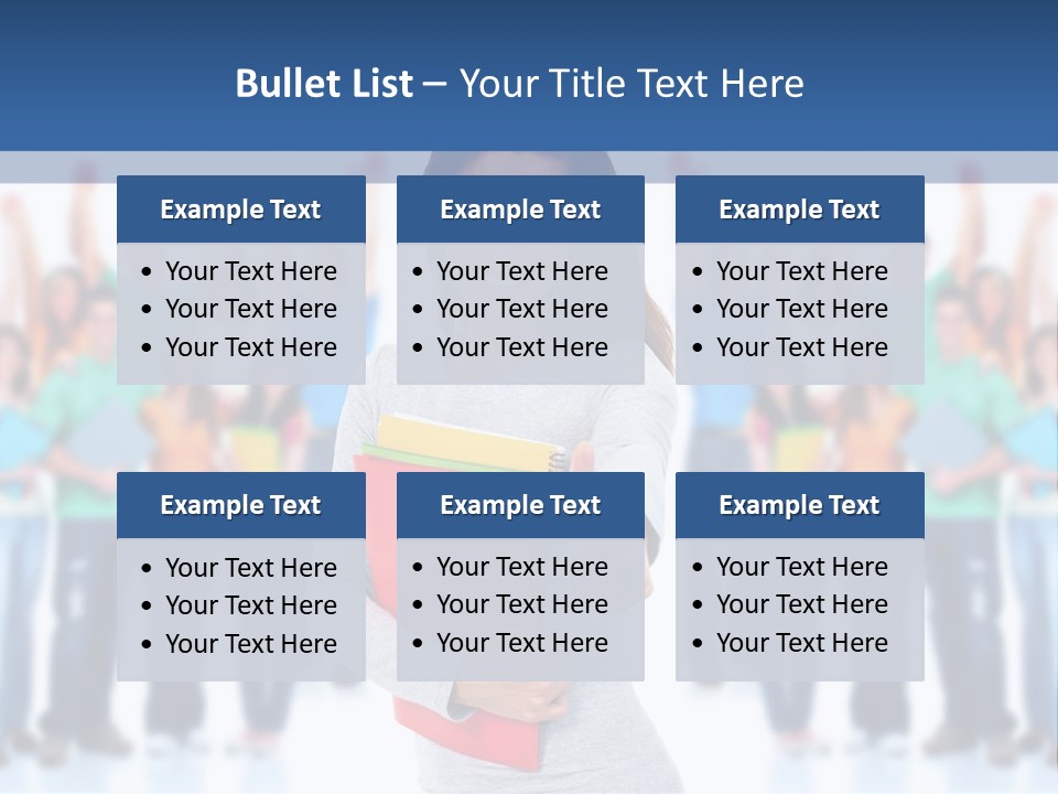 Isolated Success People PowerPoint Template