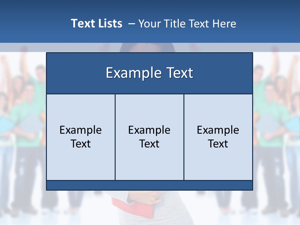 Isolated Success People PowerPoint Template