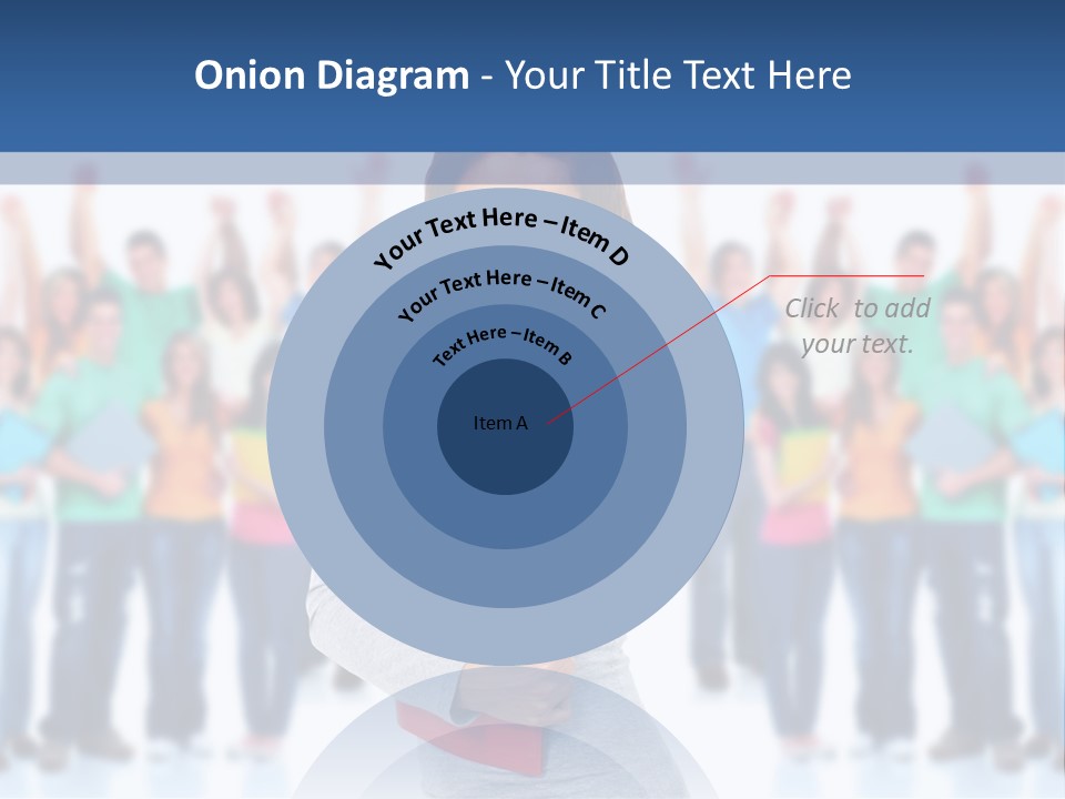 Isolated Success People PowerPoint Template