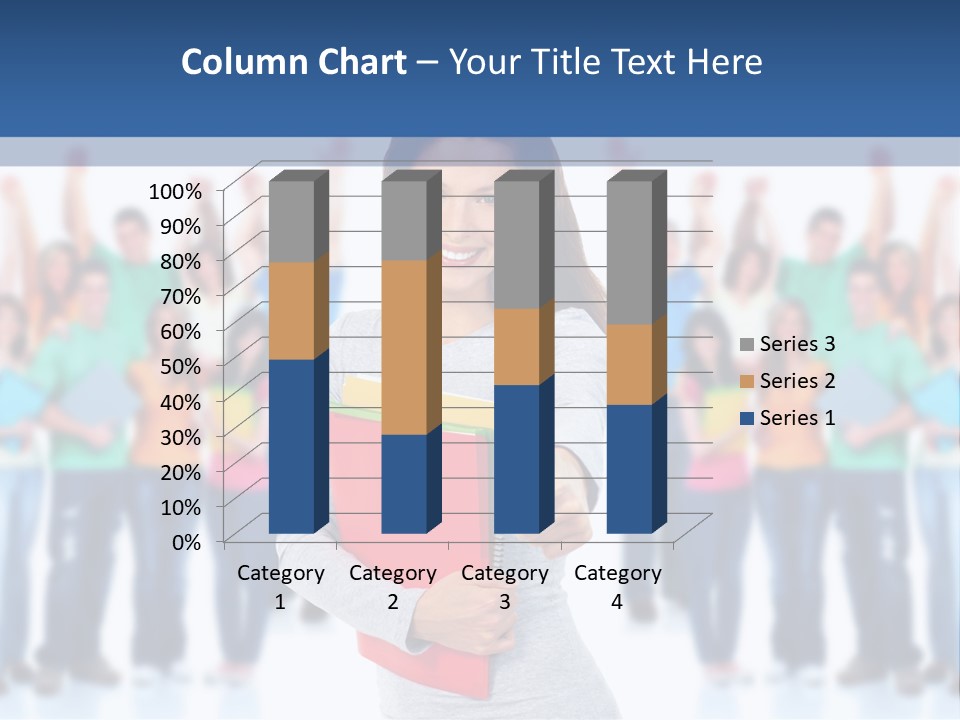 Isolated Success People PowerPoint Template