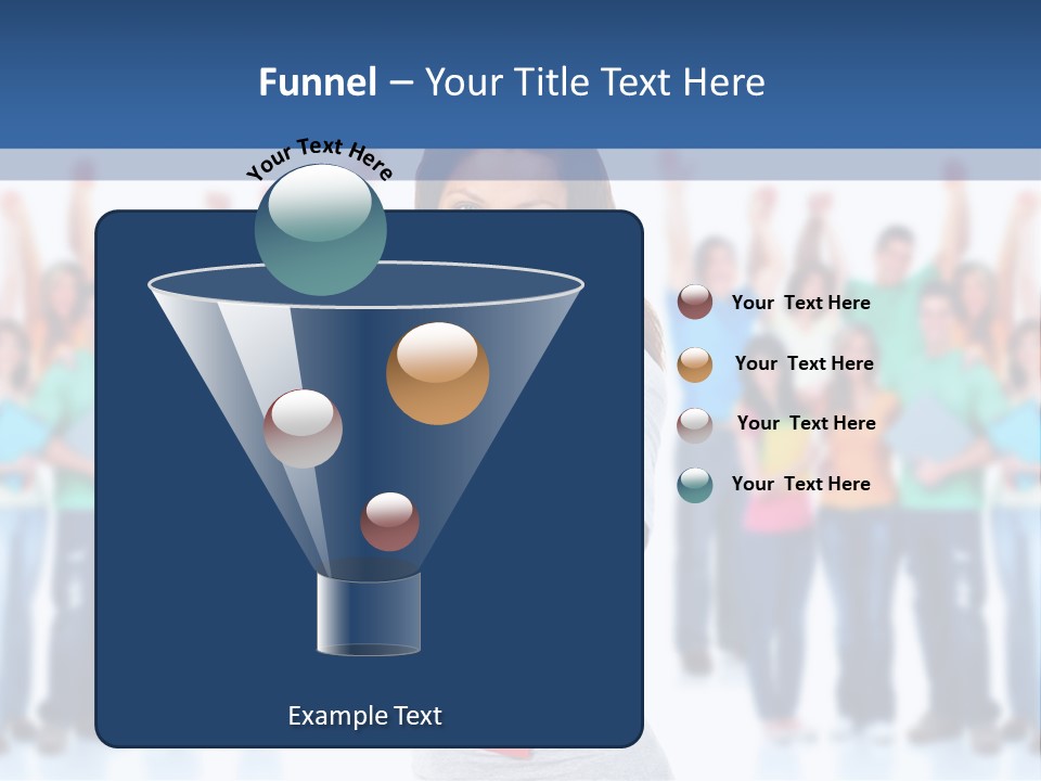 Isolated Success People PowerPoint Template