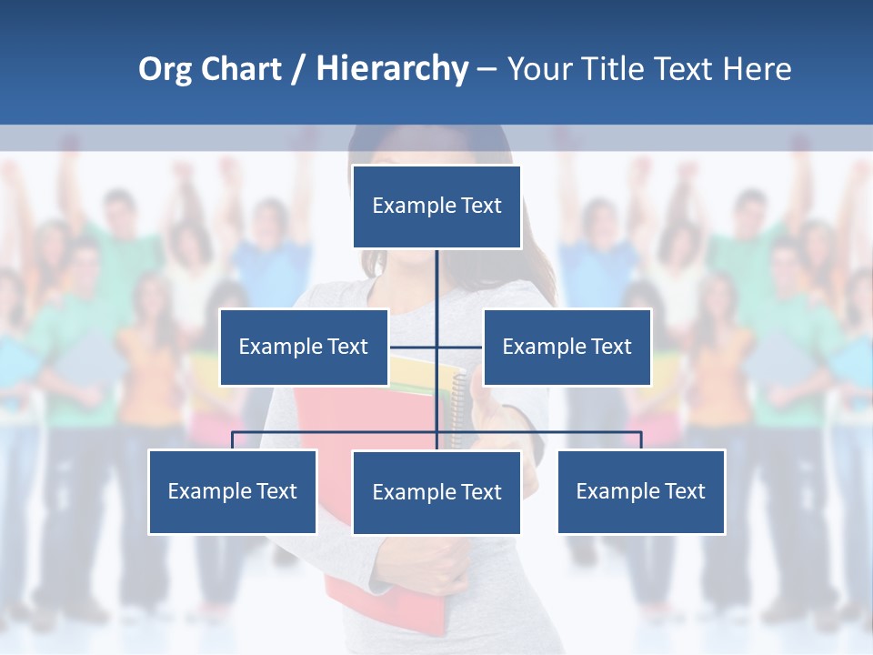 Isolated Success People PowerPoint Template