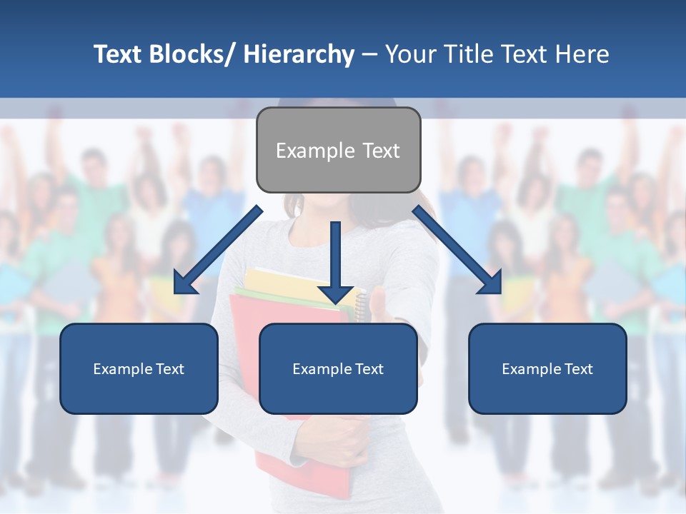 Isolated Success People PowerPoint Template