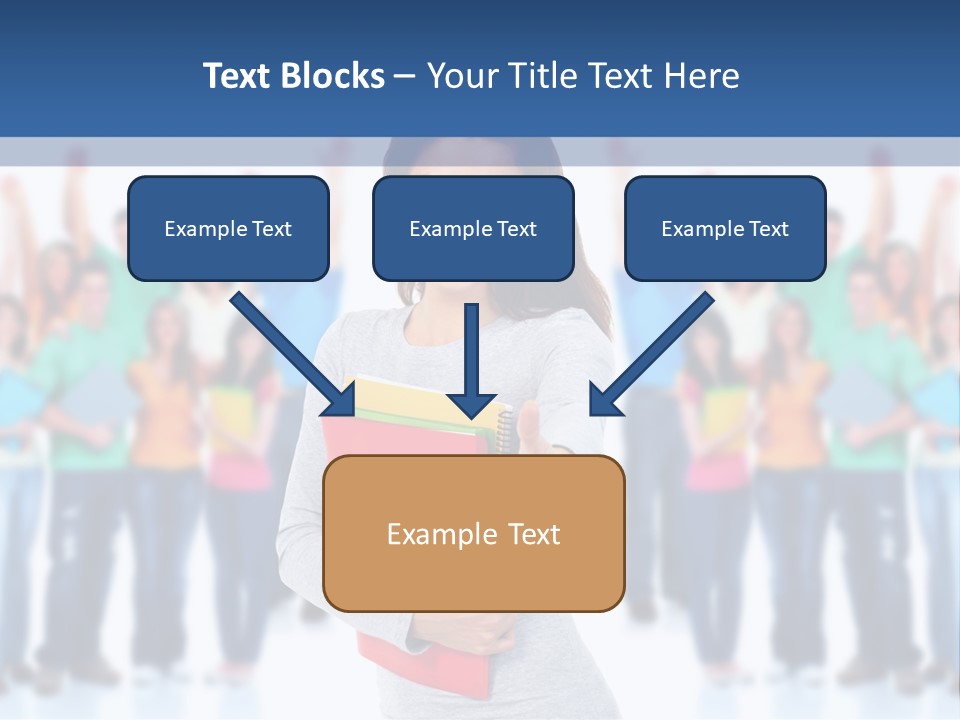 Isolated Success People PowerPoint Template