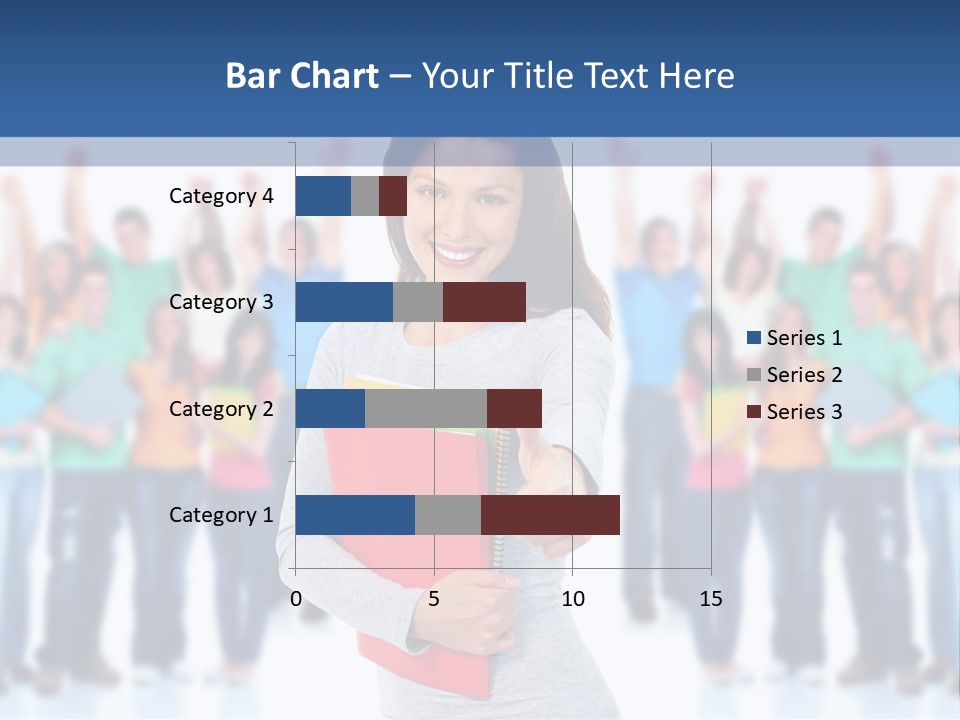 Isolated Success People PowerPoint Template